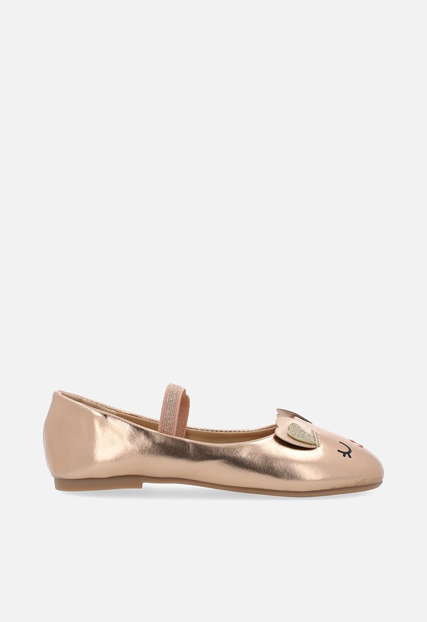 Pop Candy - Girls novelty pumps - rose gold