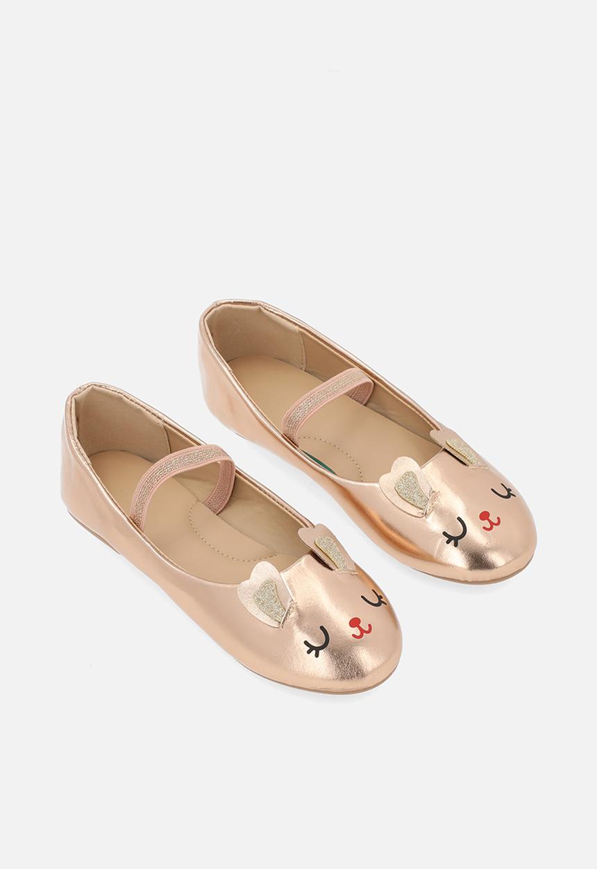 Pop Candy - Girls novelty pumps - rose gold