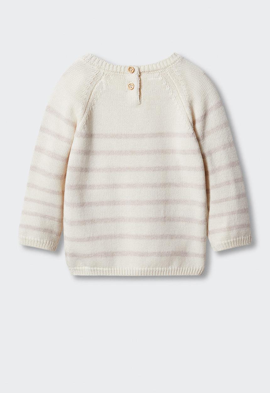 MANGO - Sweater stripe - beige