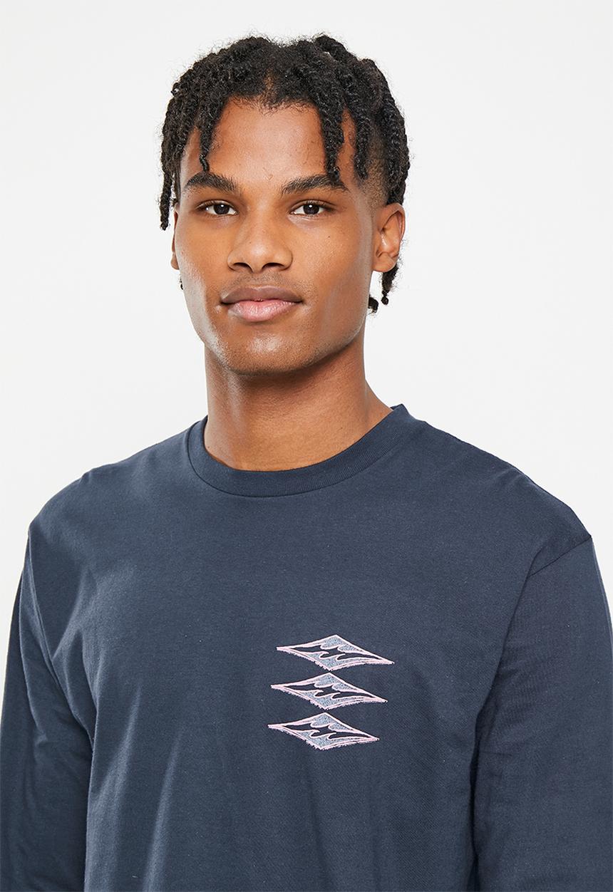 Billabong  - Core diamond long sleeve - navy