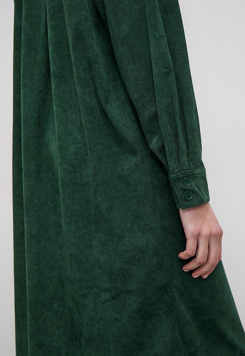Superbalist - Corduroy shirt dress - forest green