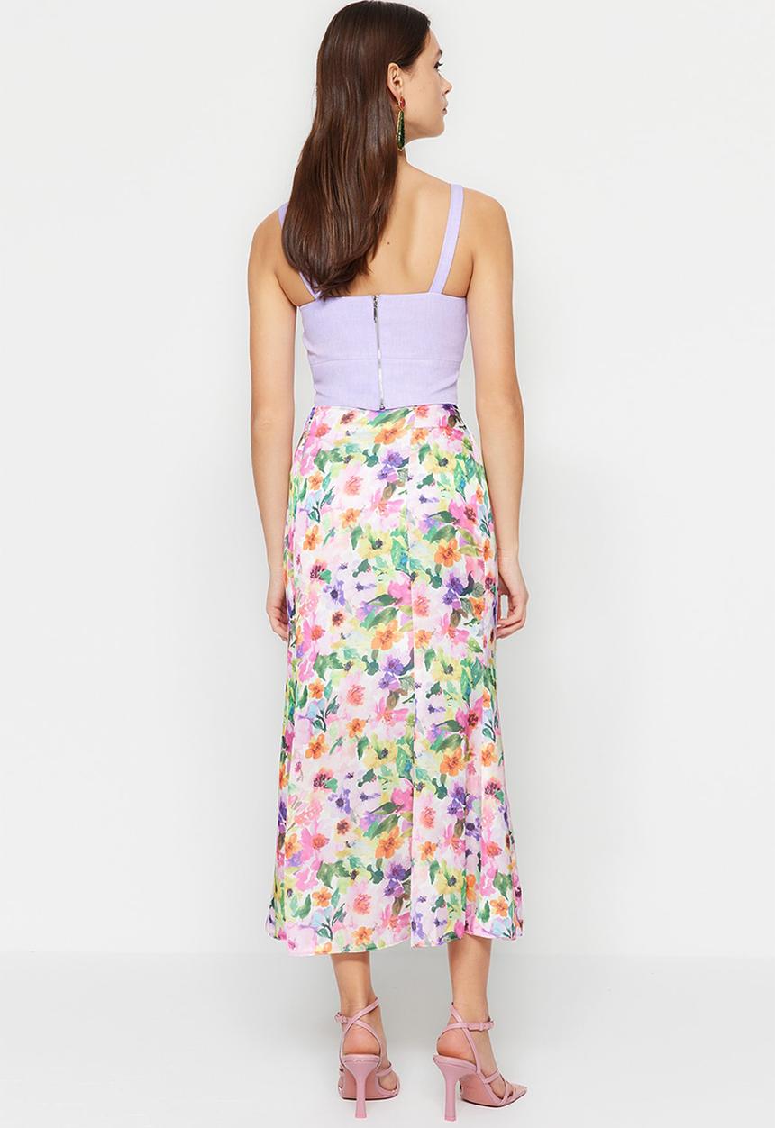 Trendyol - Mermaid midi skirt - multi