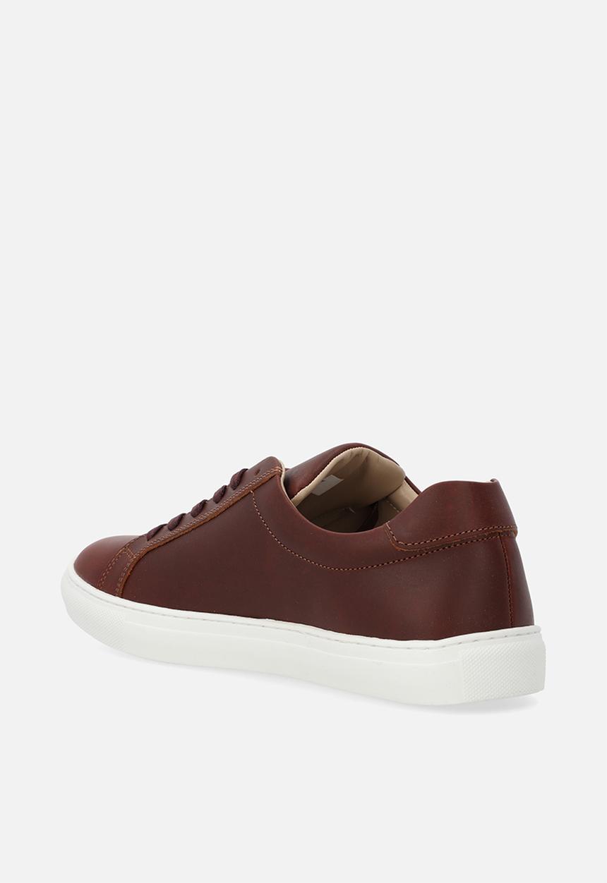 POLO - Classic leather sneaker - burgundy