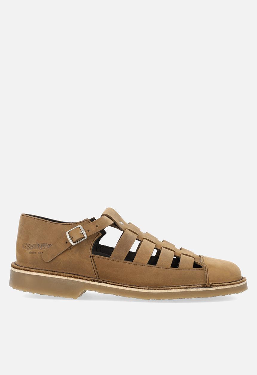 Grasshoppers - Jasper leather slip-on - mocca