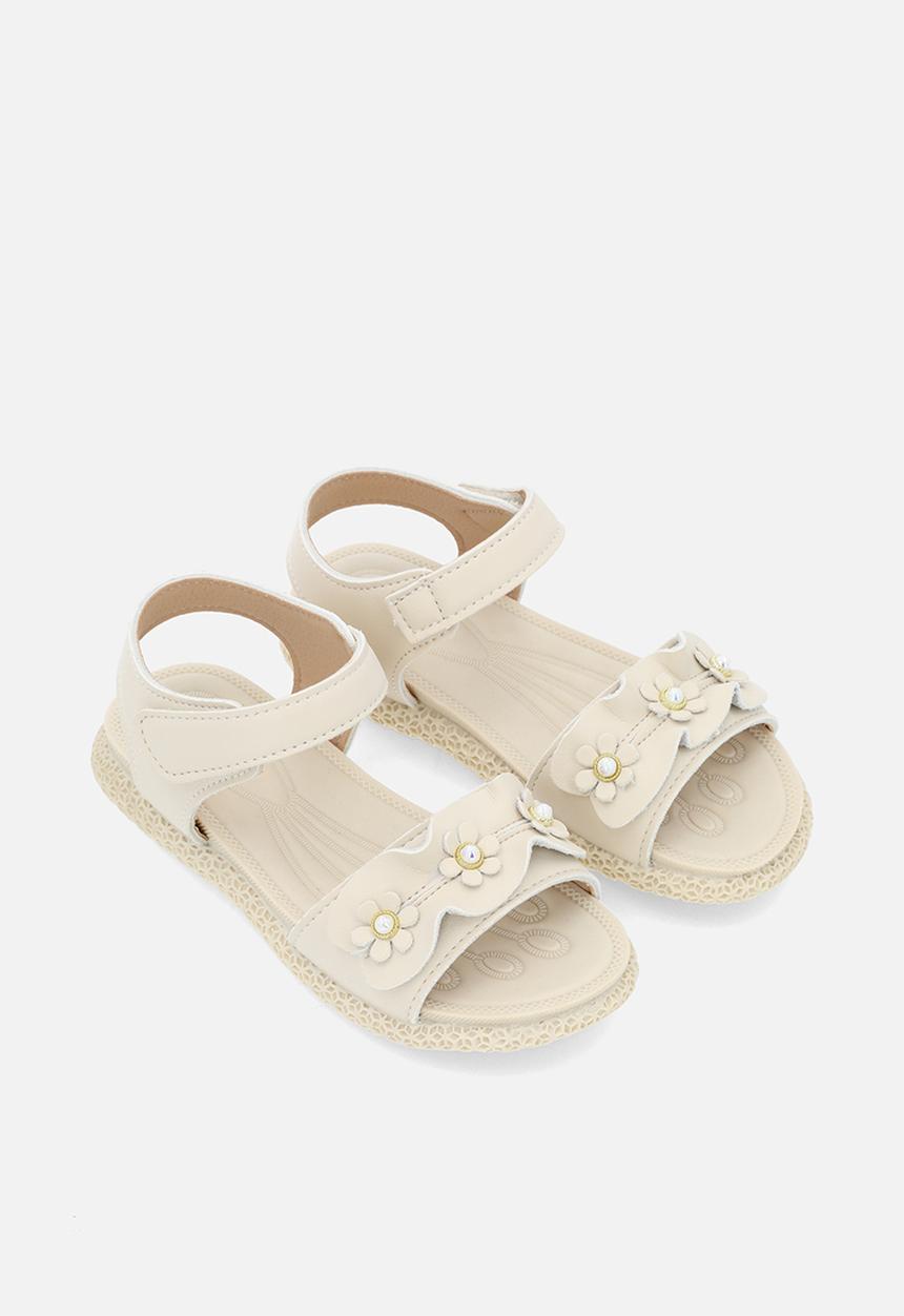 Pop Candy - Girls ankle strap sandals -beige