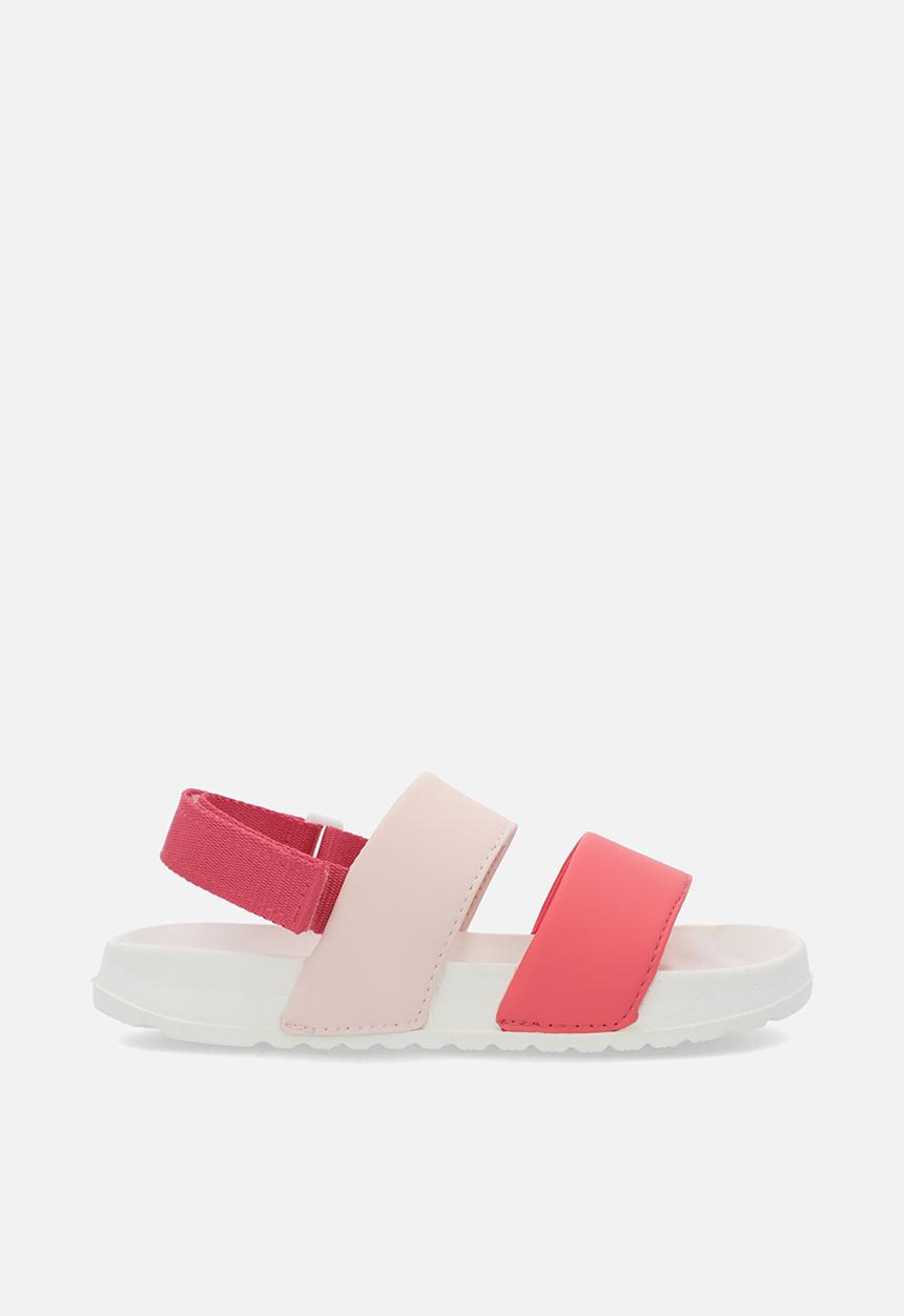 Pop Candy - Girls sling back slides-pink multi