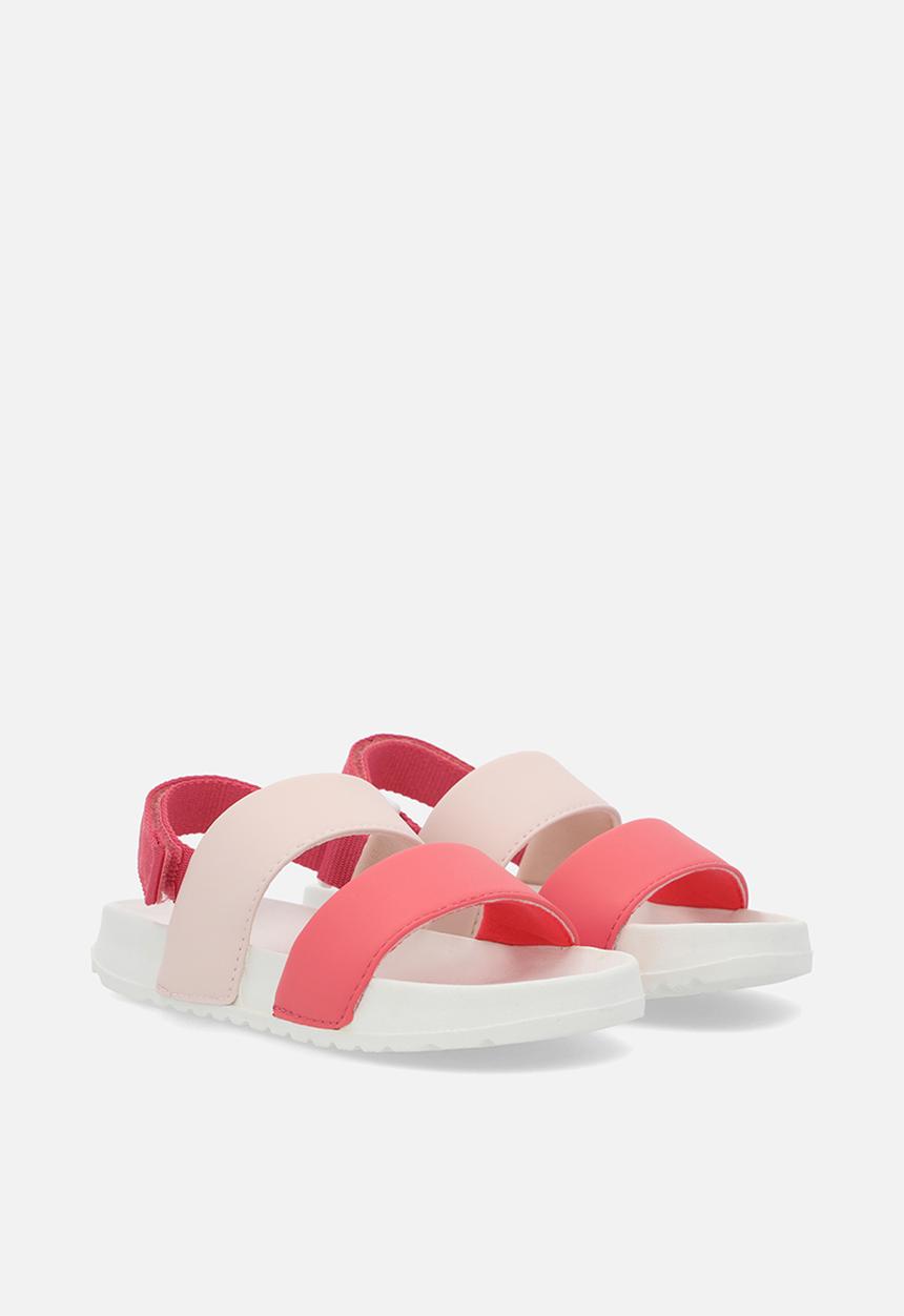 Pop Candy - Girls sling back slides-pink multi