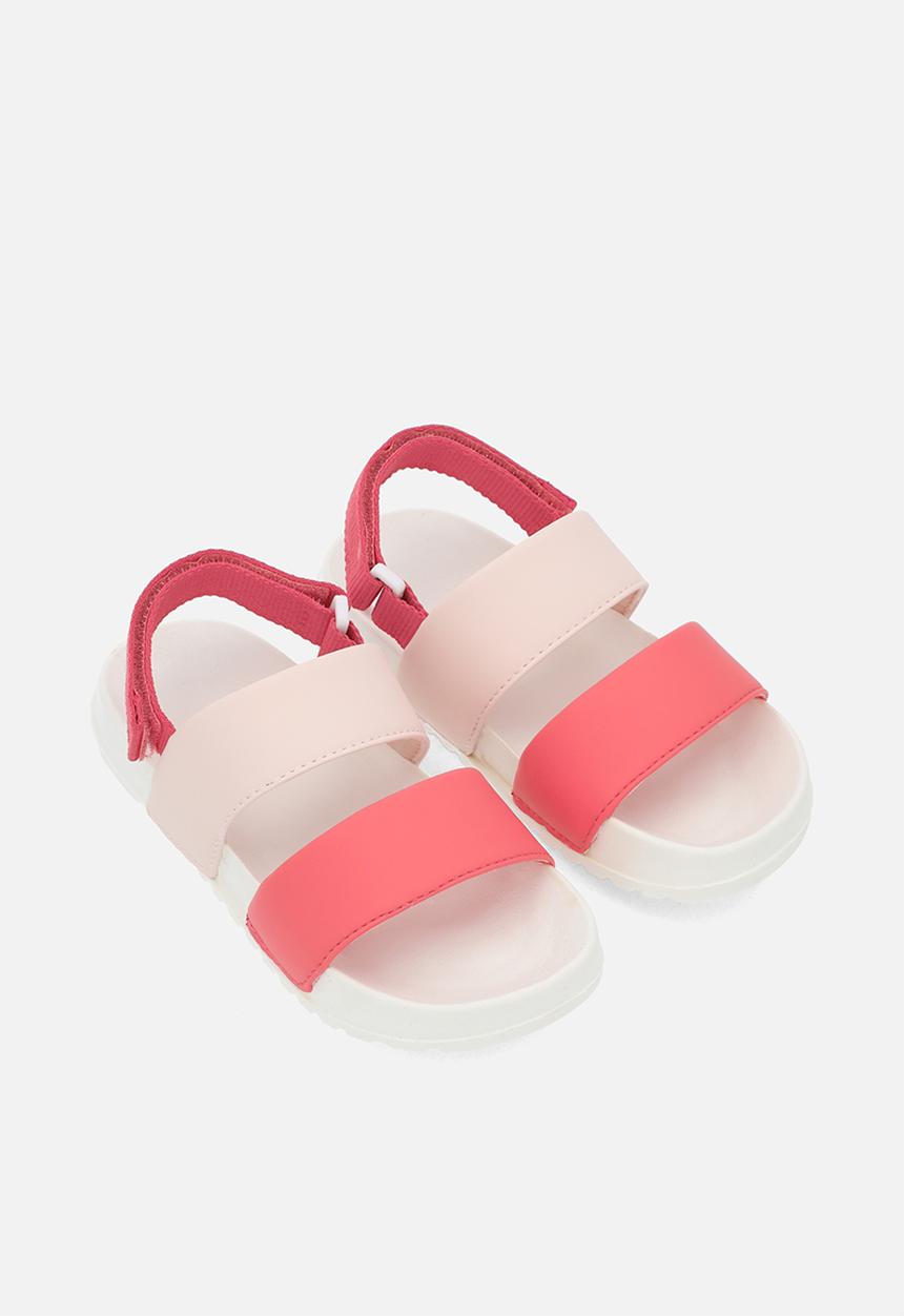 Pop Candy - Girls sling back slides-pink multi