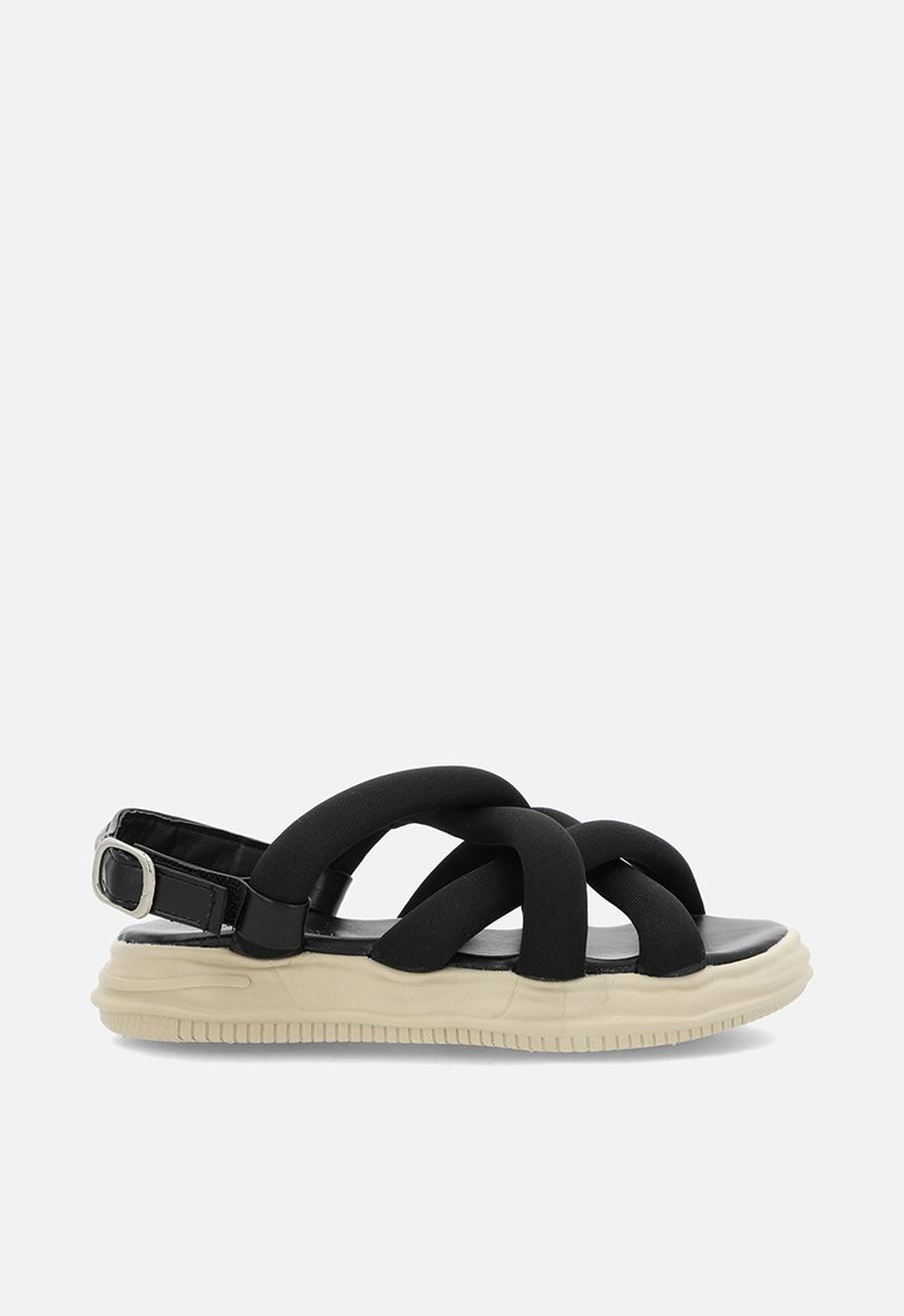 Pop Candy - Criss cross sandals - black
