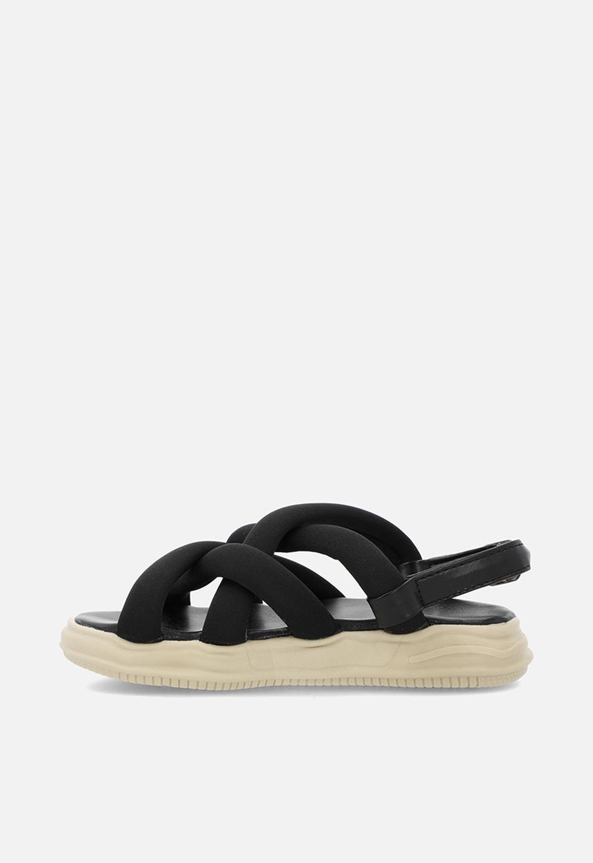Pop Candy - Criss cross sandals - black