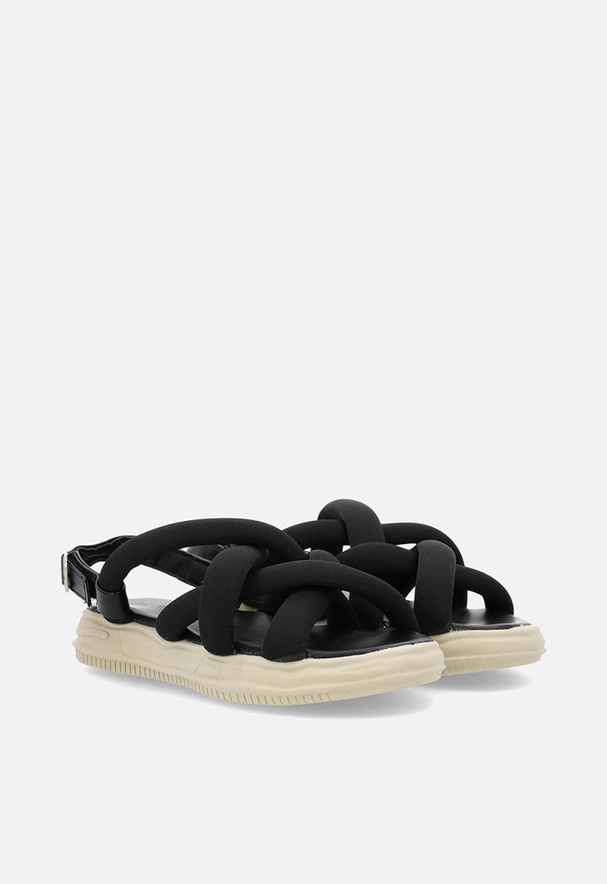 Pop Candy - Criss cross sandals - black
