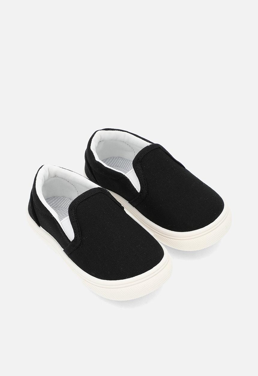 Pop Candy - Boys slip on sneaker - black