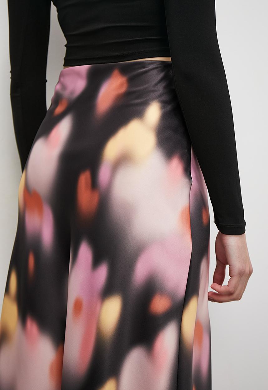 Superbalist - Bias slip midi - diffused floral