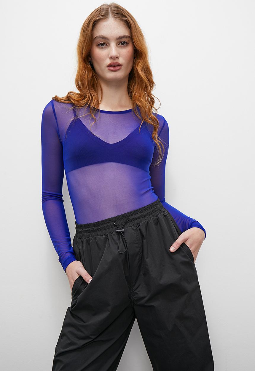 Superbalist - Mesh tee - royal