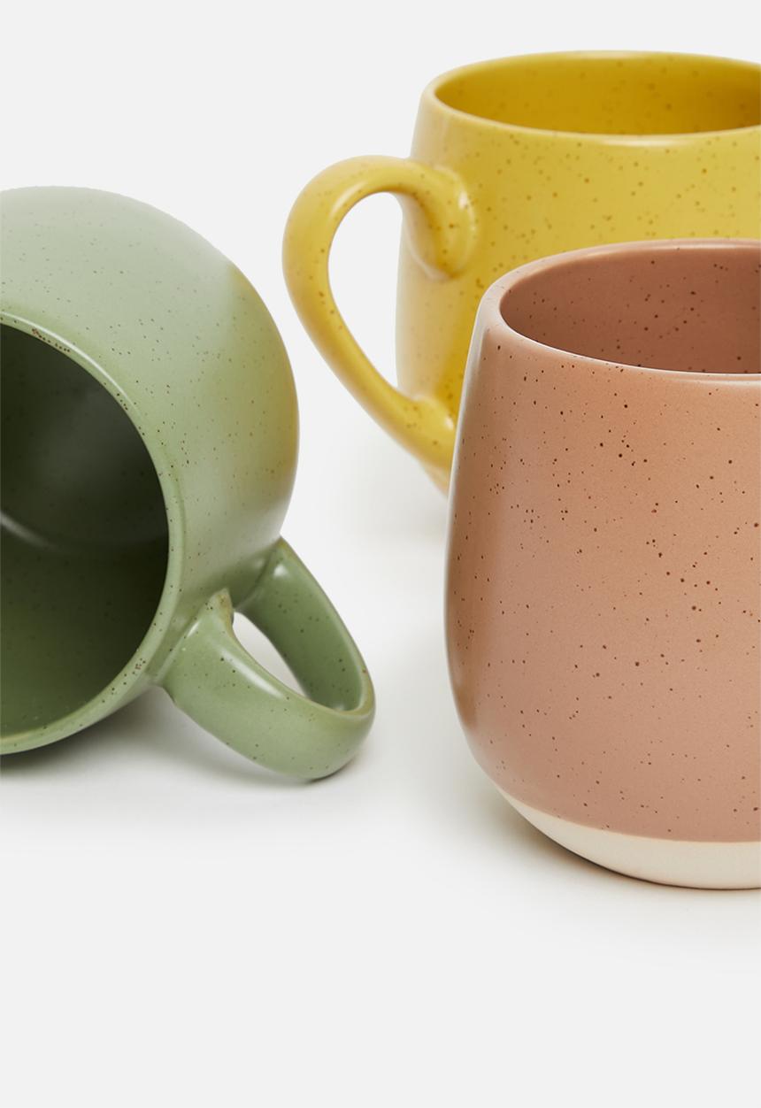 Excellent Houseware - Mug set of 3 -multi