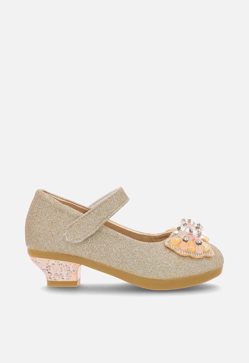 Pop Candy - Girls  kitten heel - gold