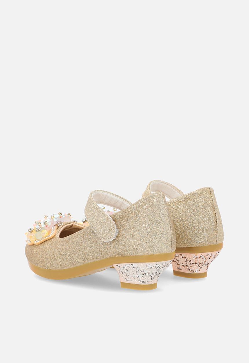 Pop Candy - Girls  kitten heel - gold