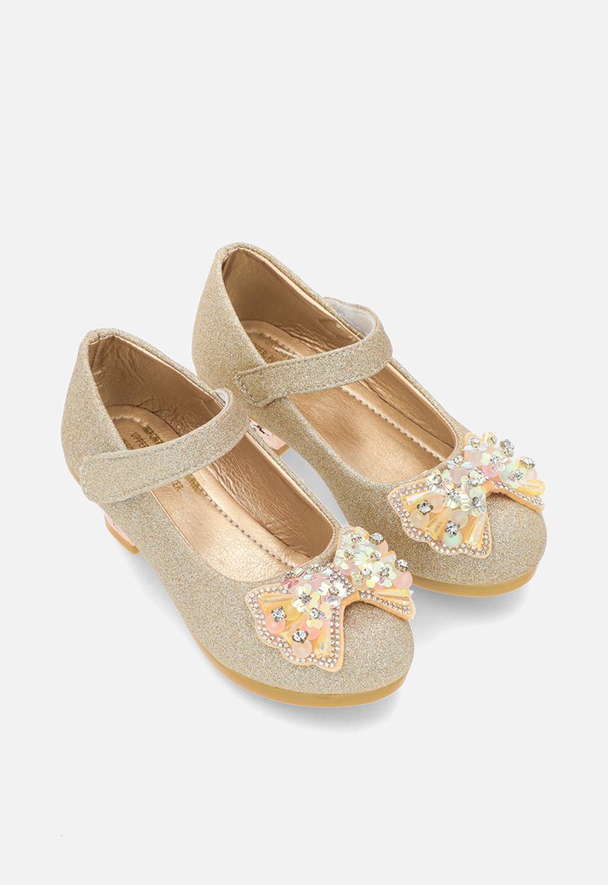 Pop Candy - Girls  kitten heel - gold