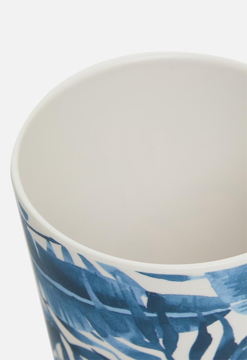 Excellent Houseware - Palms cup set of 4 - blue
