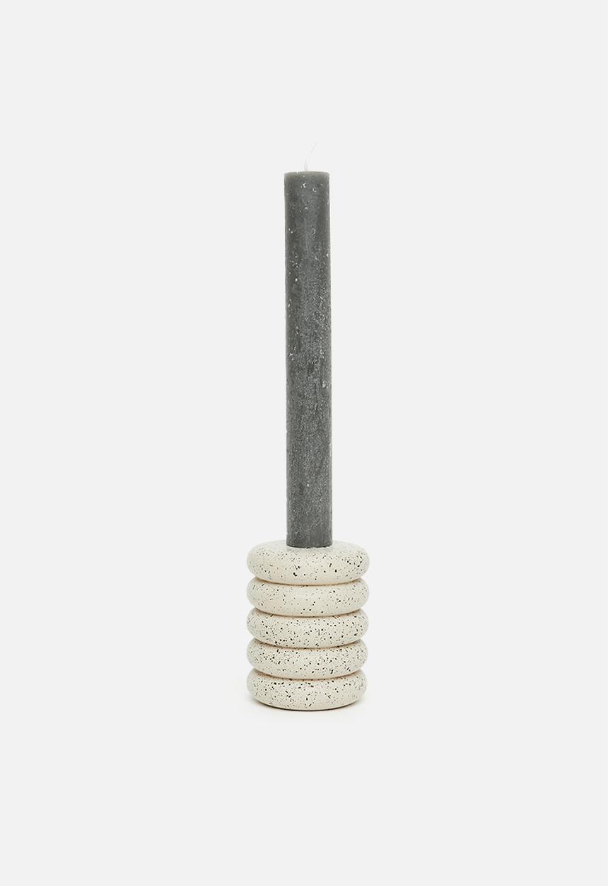 H&S - Dinner candle set of 2 - anthracite