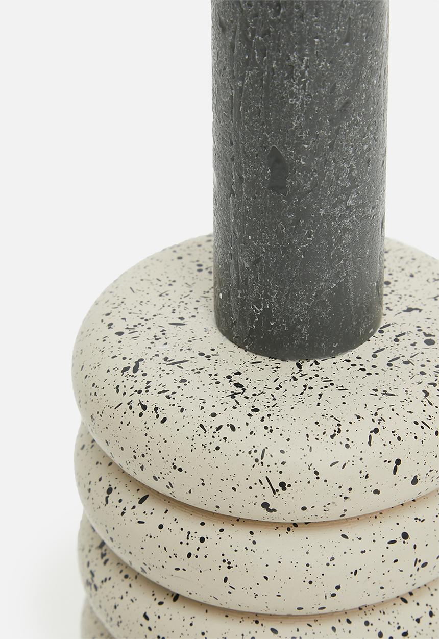 H&S - Dinner candle set of 2 - anthracite
