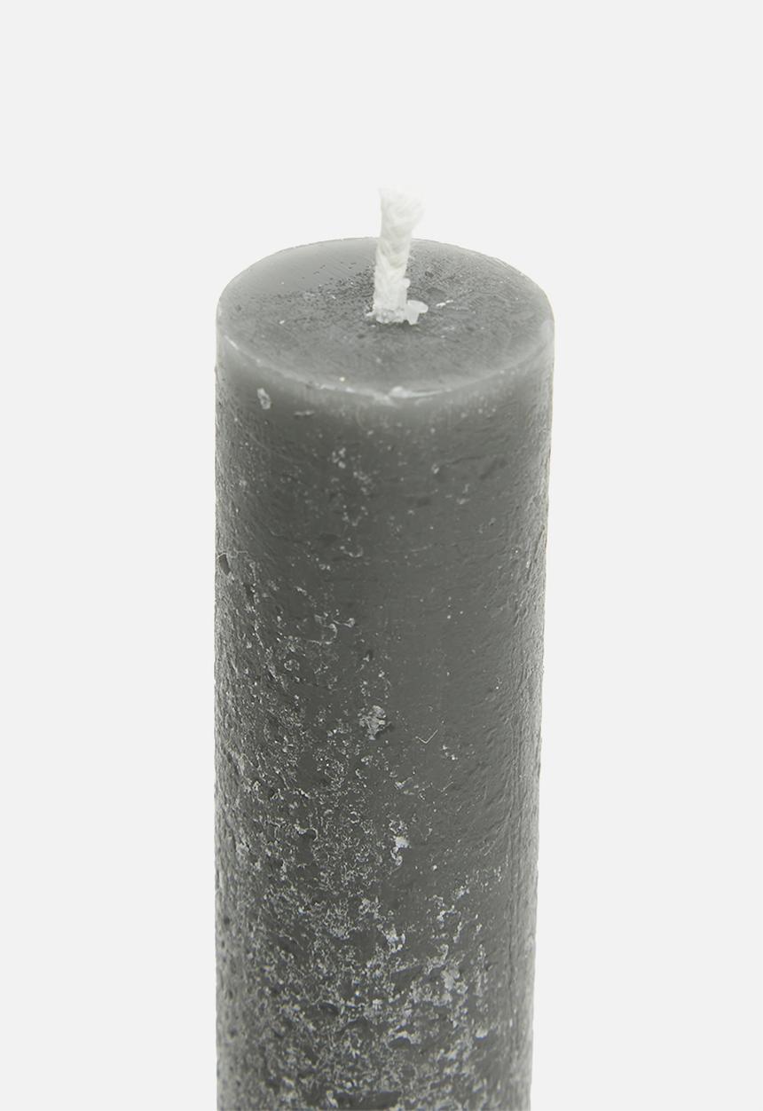 H&S - Dinner candle set of 2 - anthracite