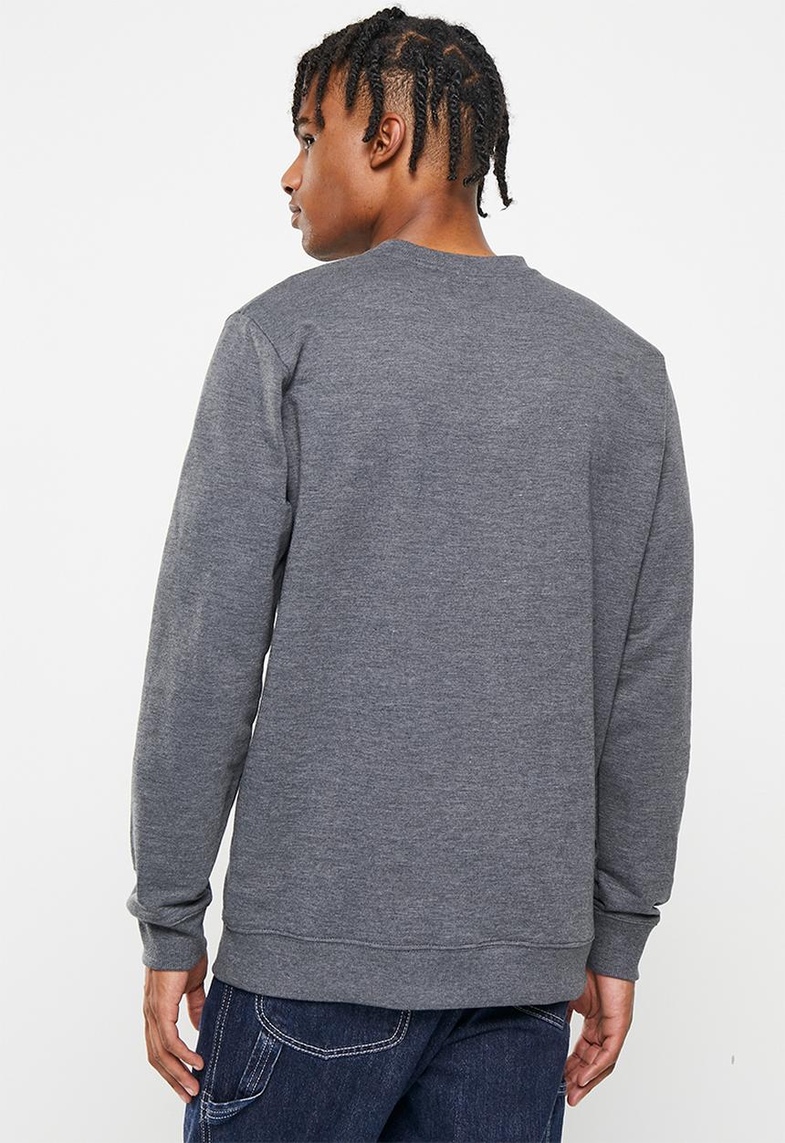 DC - Misfit premium crew - charcoal heather