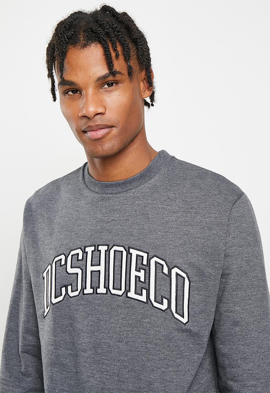 DC - Misfit premium crew - charcoal heather