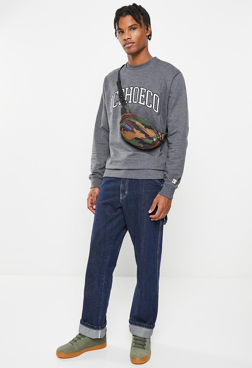 DC - Misfit premium crew - charcoal heather