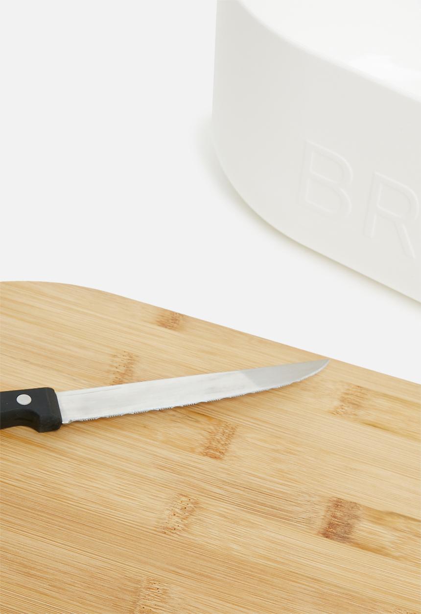 Excellent Houseware - Bread bin-white