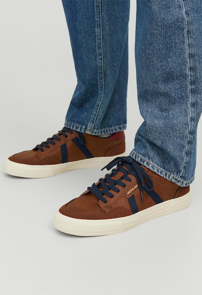 Jack & Jones - Jfwmorden pu combo 2.5 sn - cognac