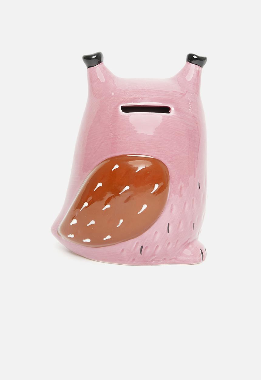 H&S - Money box - owl - purple