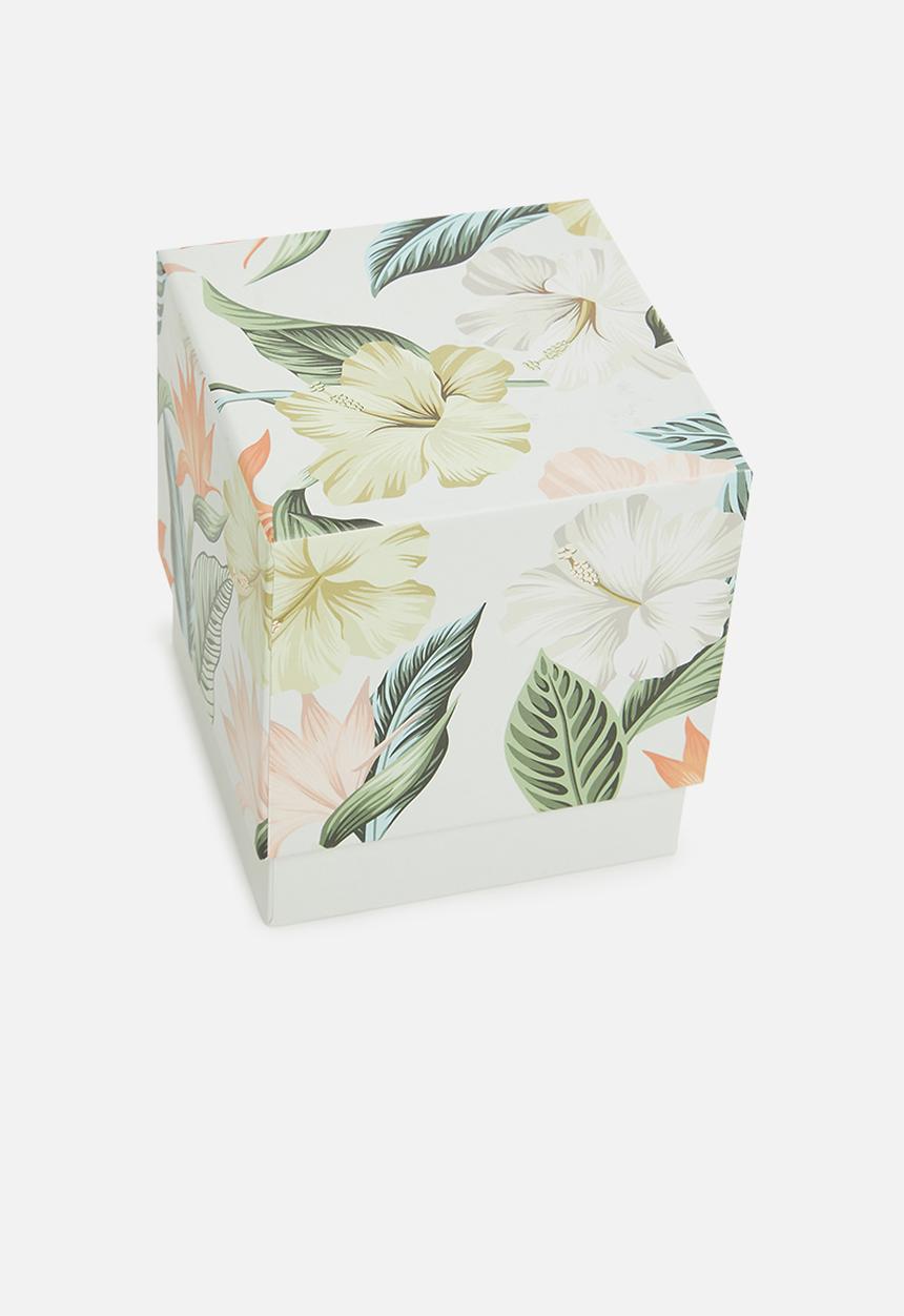 H&S - Tropical glass candle - white & coconut