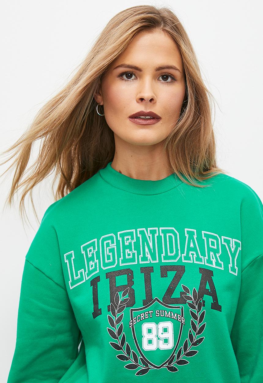 Blake - City graphic sweat - green