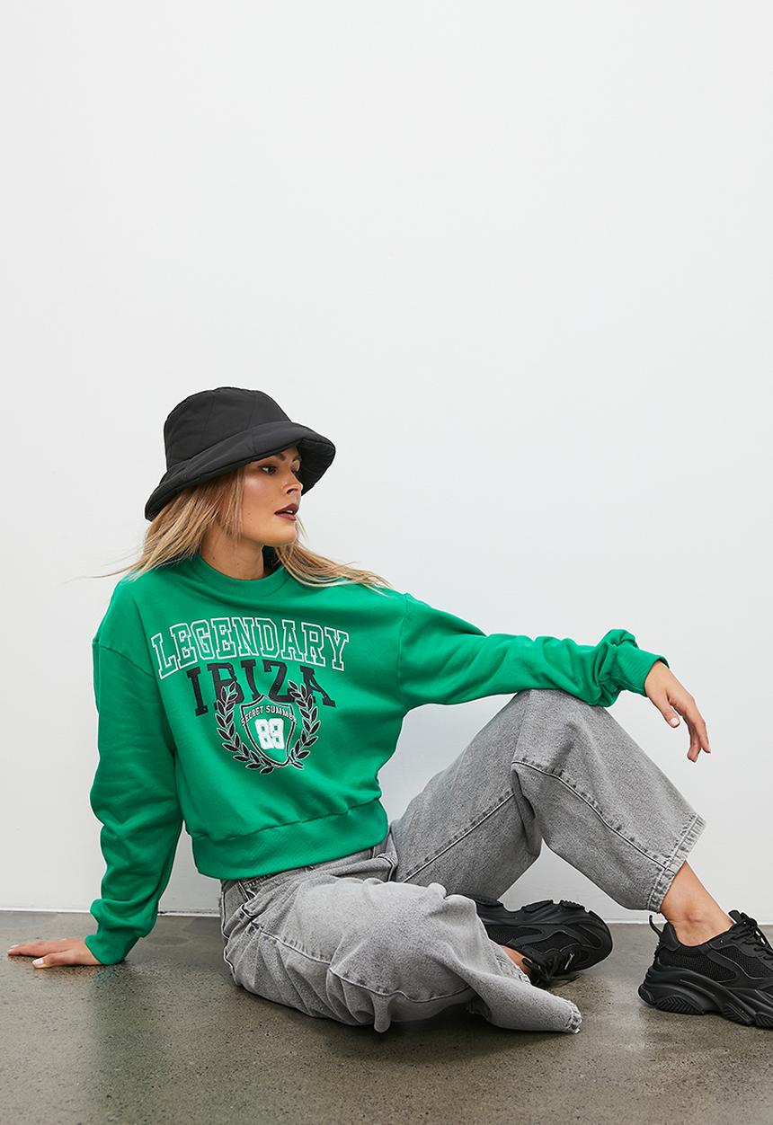 Blake - City graphic sweat - green