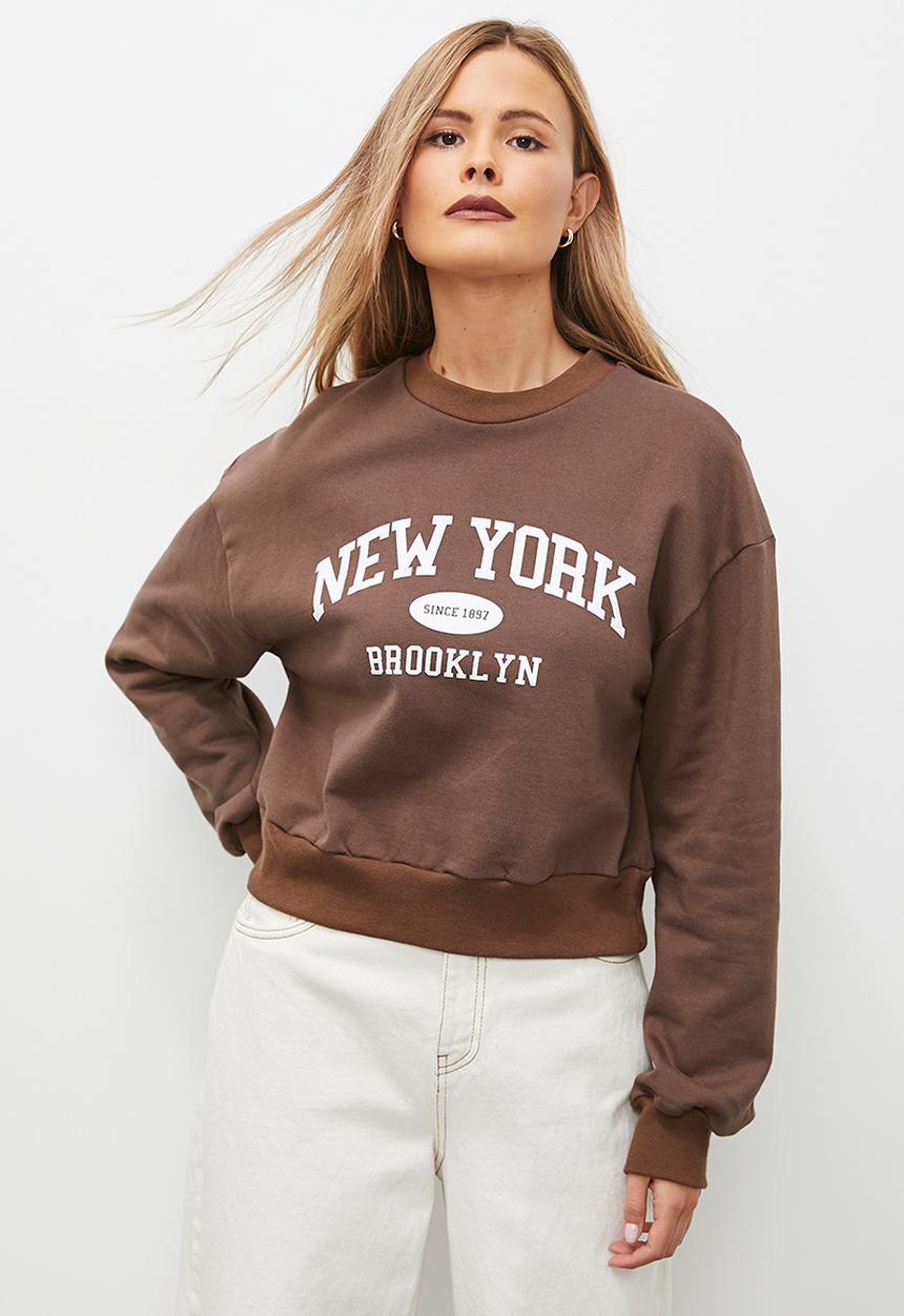 Blake - Tonal graphic - chocolate