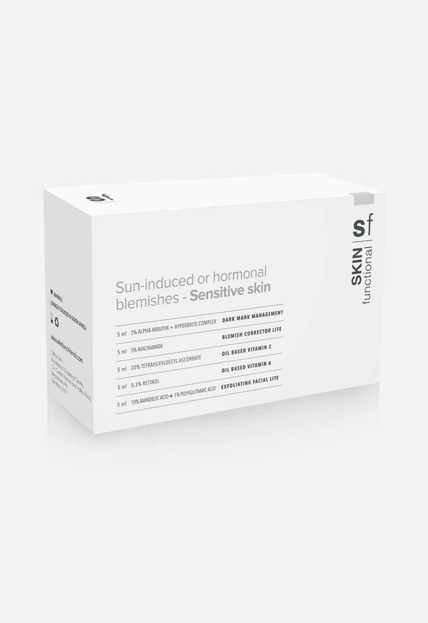 SKIN functional - Sun-Induced or Hormonal Blemishes - Sensitive Introductory Pack