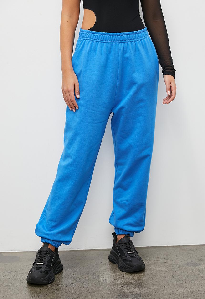Blake - Slouch track pant - turqoise