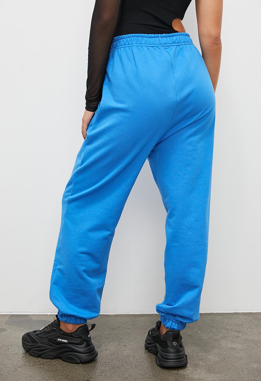 Blake - Slouch track pant - turqoise