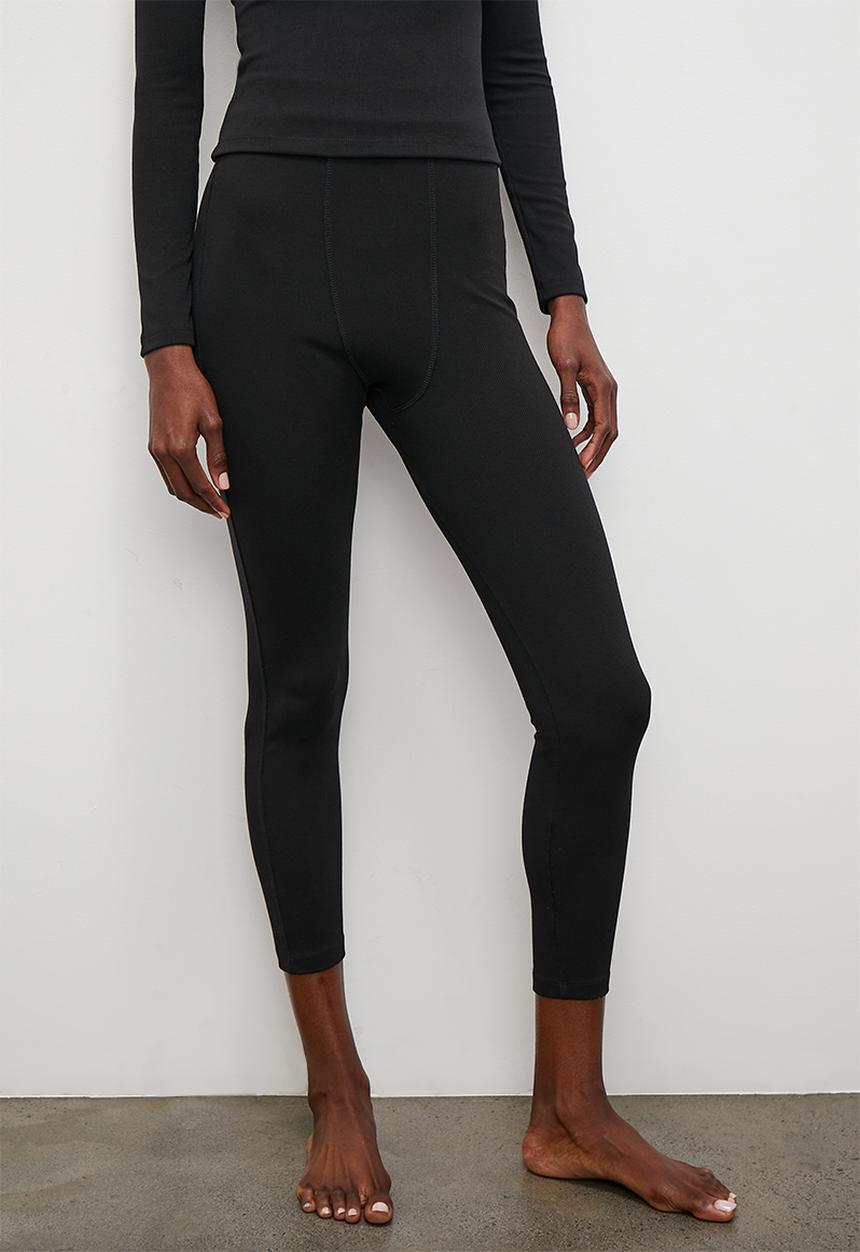 Superbalist - Rib legging - black