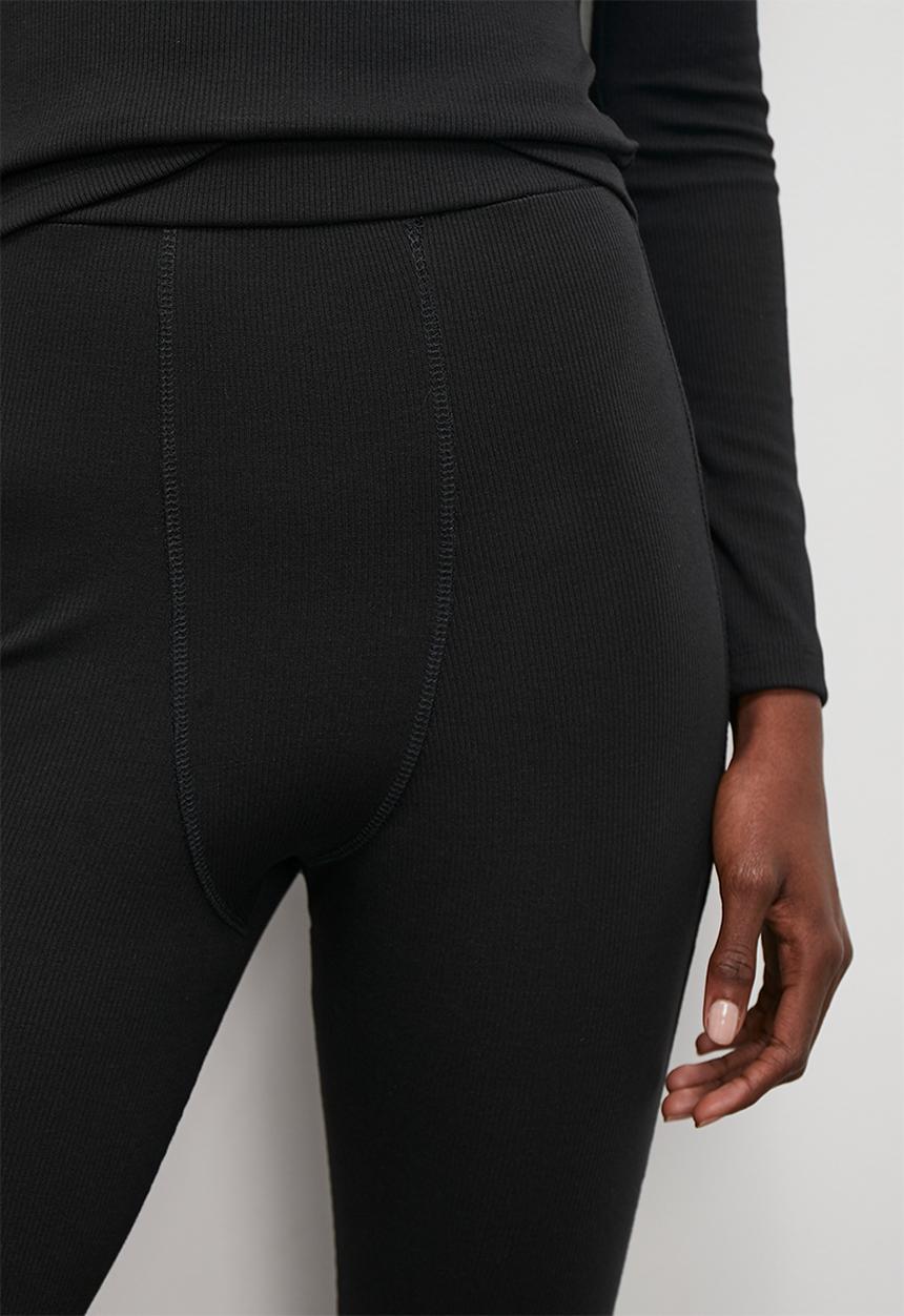 Superbalist - Rib legging - black