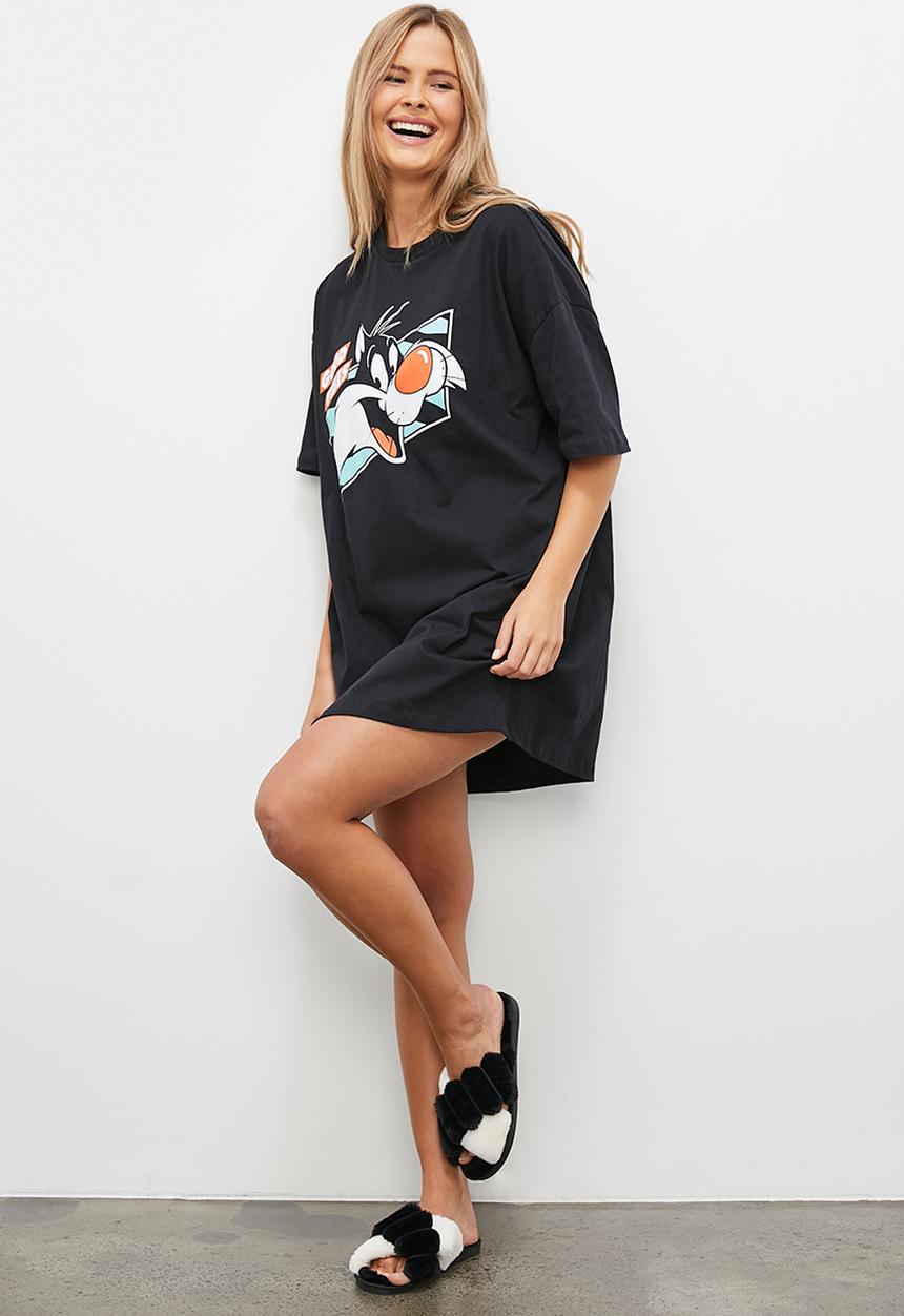 Blake - Sleep tee - black