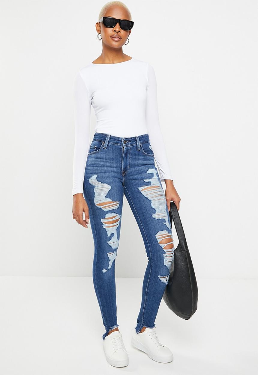 Levi’s® - 720 Hirise super skinny  - frozen solid