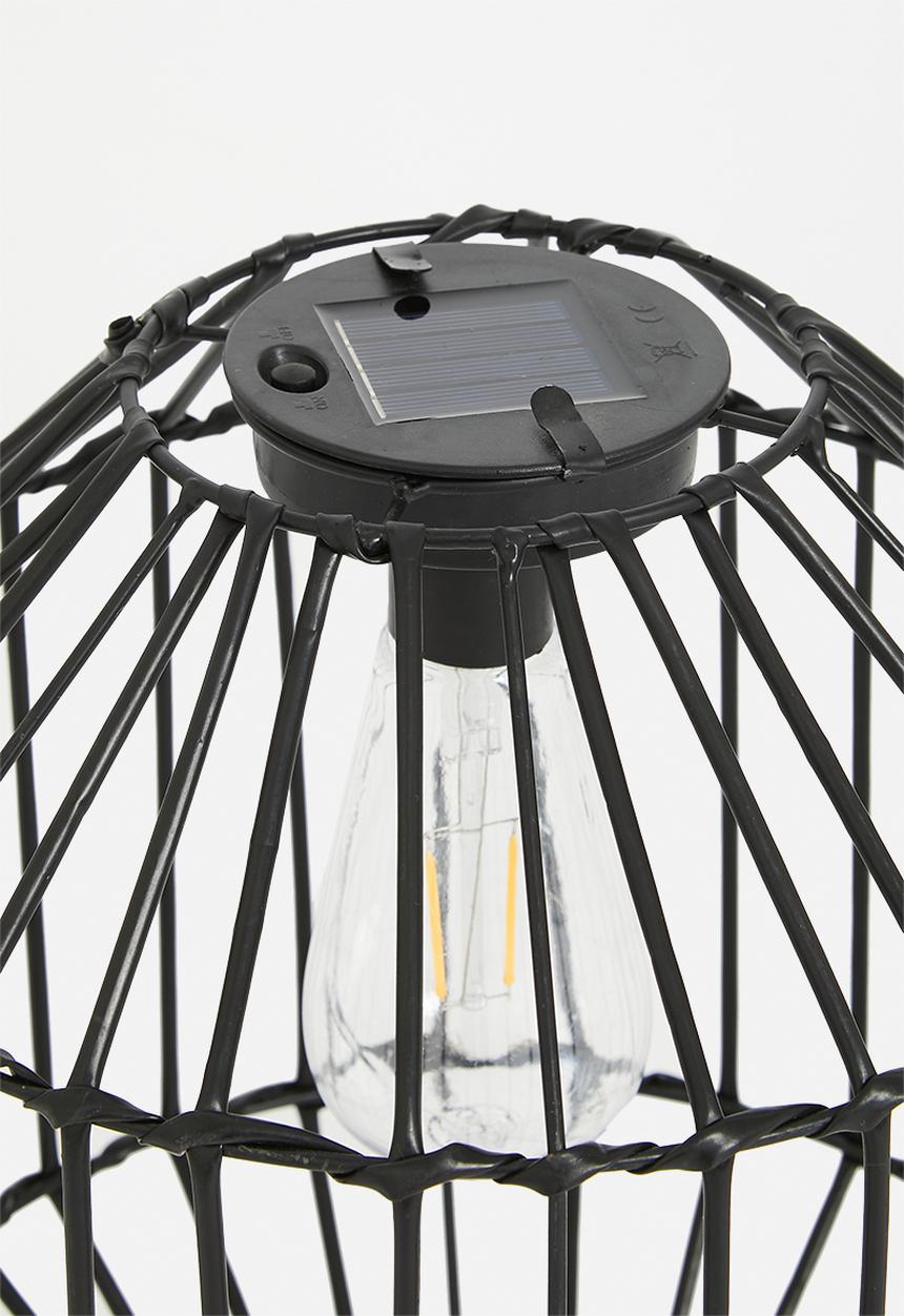 H&S - Solar lamp - black