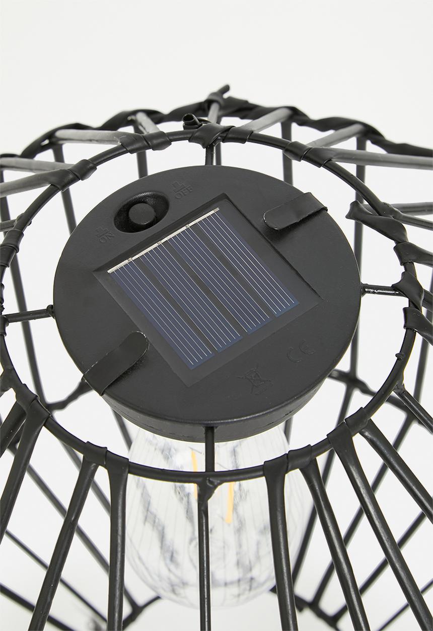 H&S - Solar lamp - black