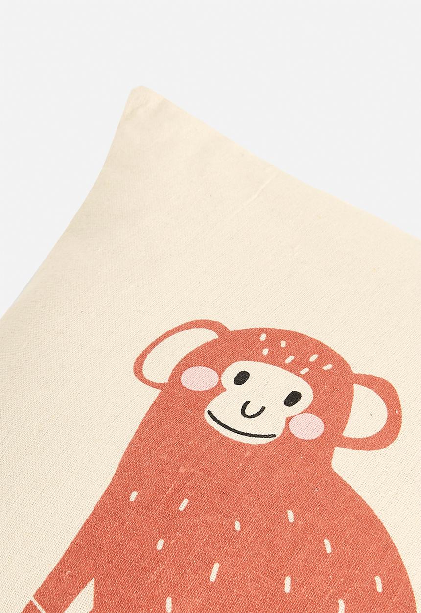 H&S - Printed cushion - monkey