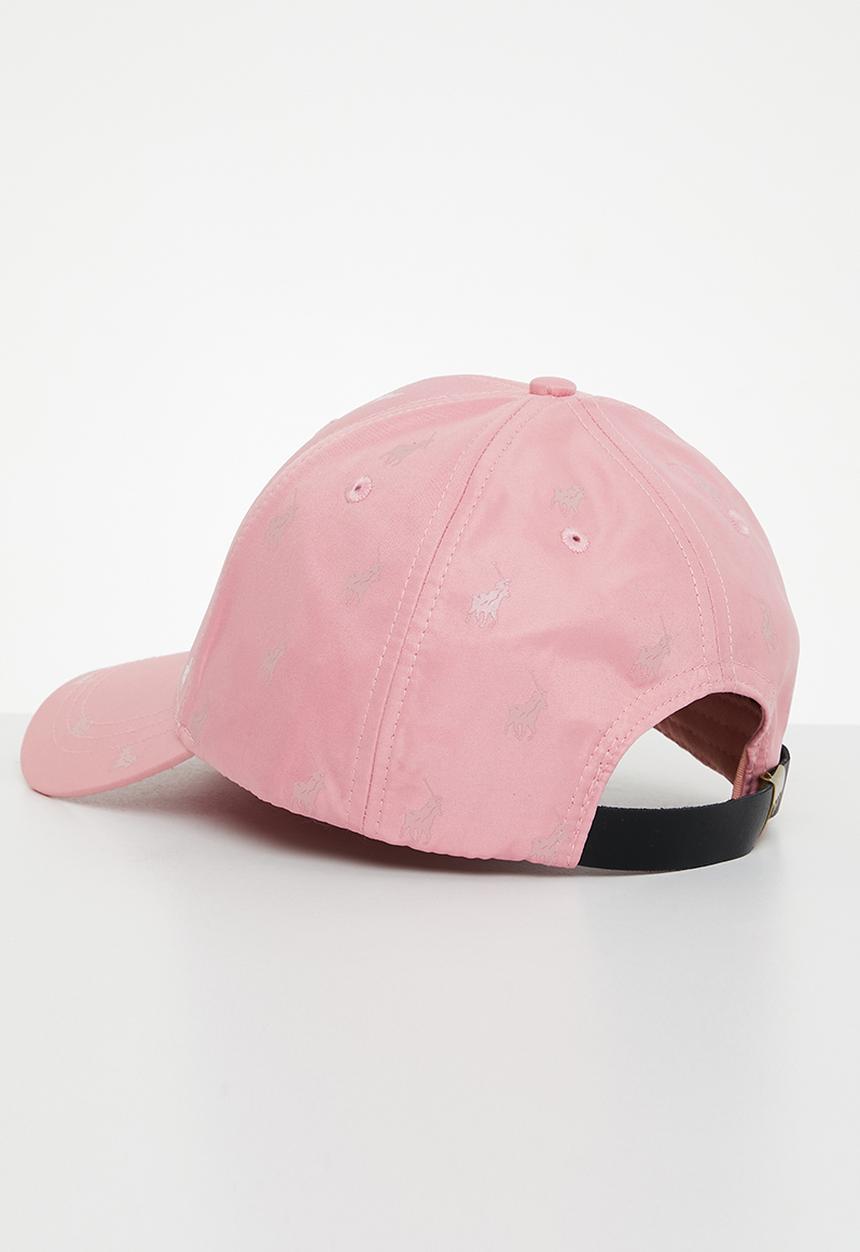 POLO - 6 Panel monogram peak - pink