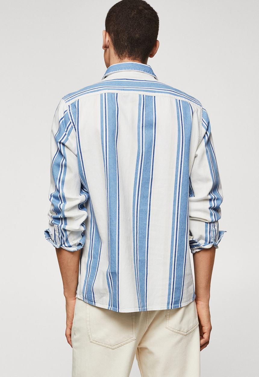 MANGO - Shirt raya - blue