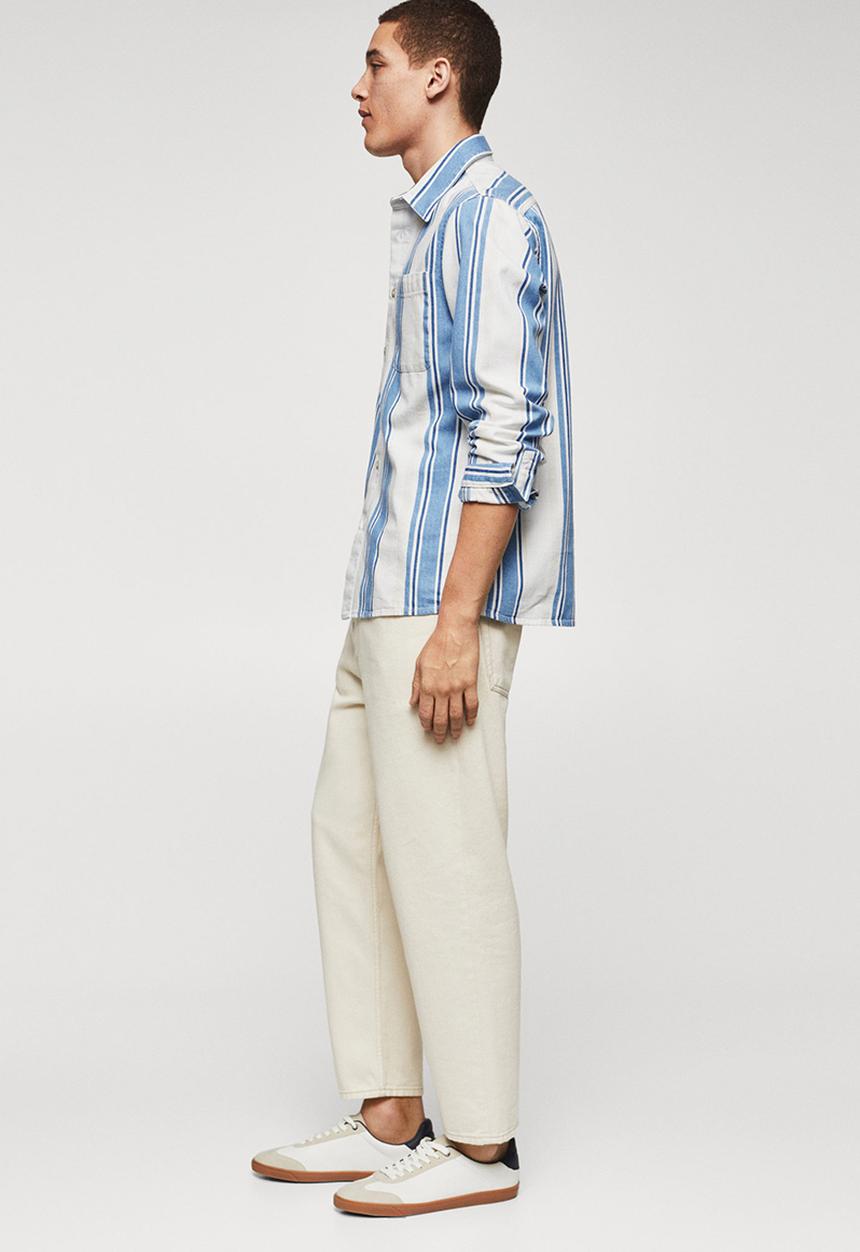 MANGO - Shirt raya - blue