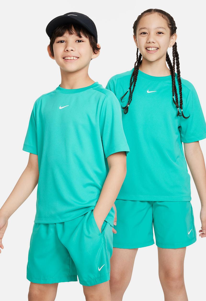 Nike - B nk df multi short sleeve top - clear jade ii/white